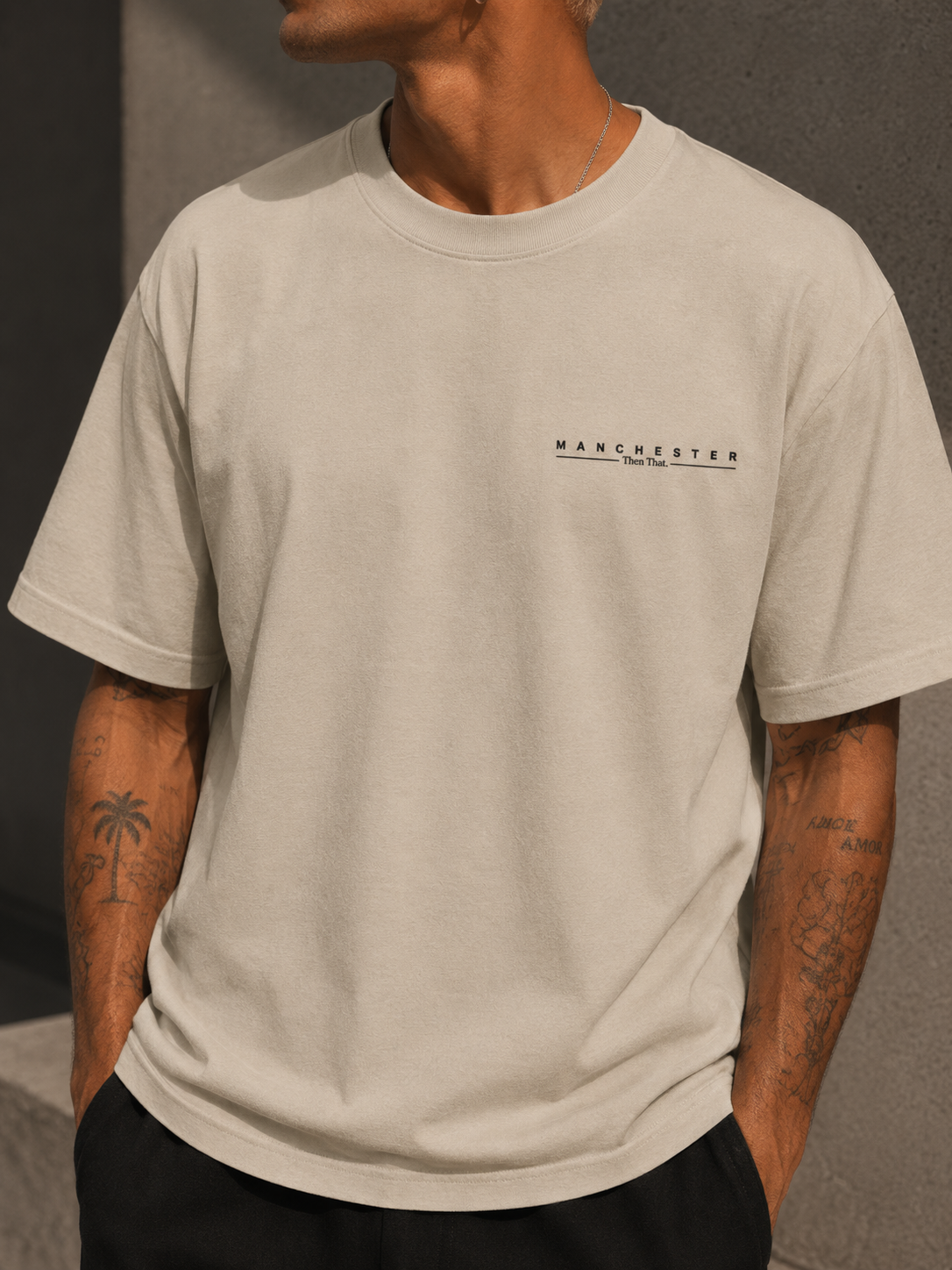 Manchester Vintage city -  Unisex Heavyweight T-Shirt