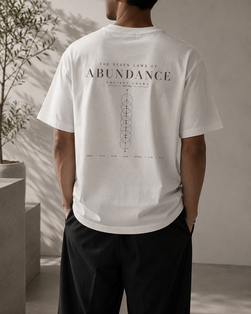 Abundance Tee — The Seven Laws of Abundance Graphic T-Shirt